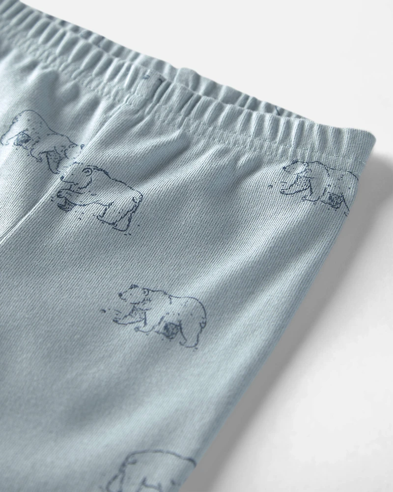 Baby 2-Piece Organic Cotton Pyjamas Winter Bears