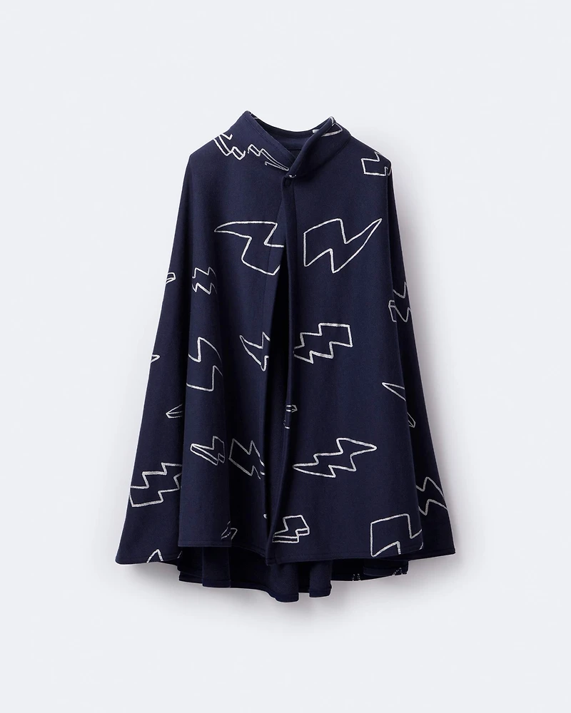 Toddler Lightening Bolt Dress Up Cape - Navy