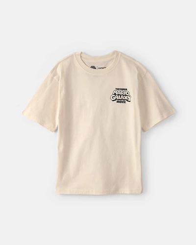 Boys Nintendo Super Mario Graphic Tee - Cream