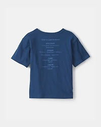 Boys Lobster Graphic Tee - Blue