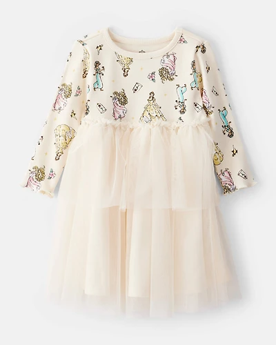 Baby Girl Disney Princess Long-Sleeve Tutu Dress