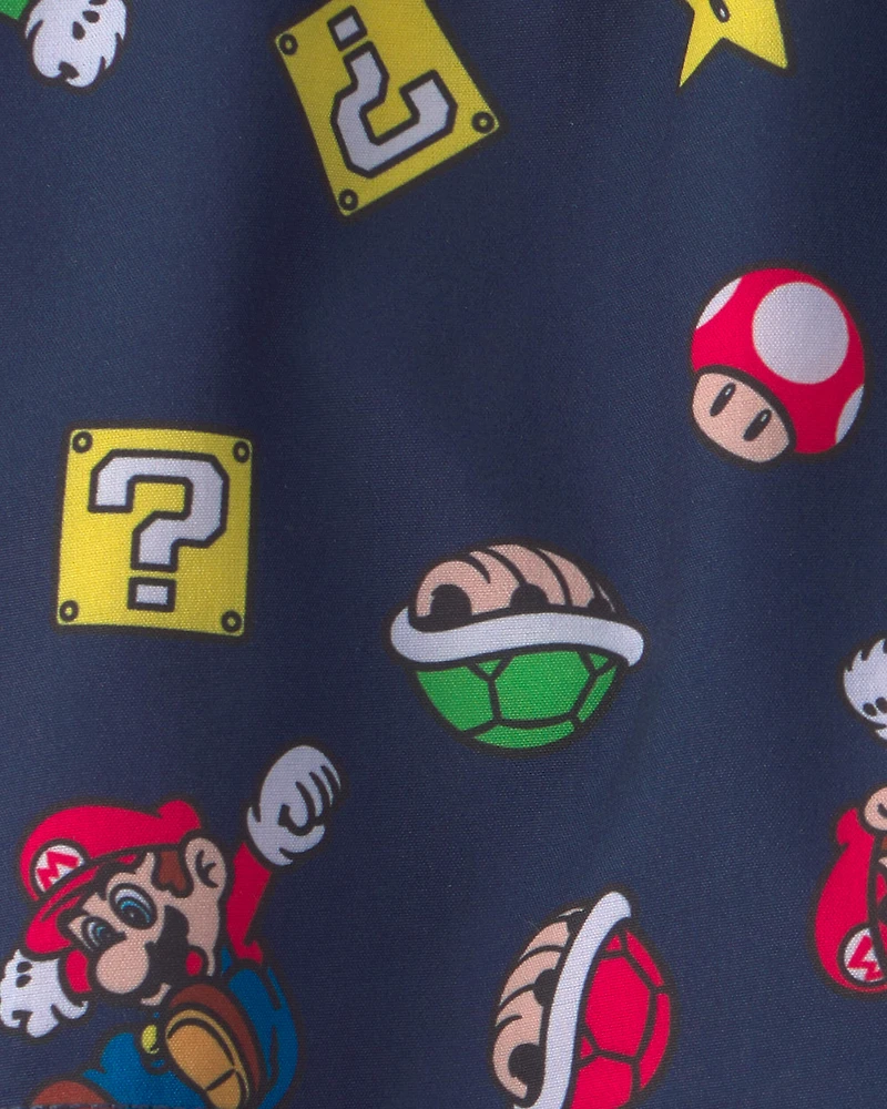 Toddler Boy Nintendo Super Mario Swim Trunks - Navy