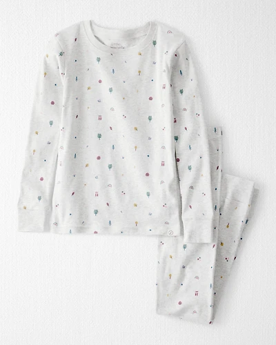 Kid Organic Cotton Pyjamas Icon Print