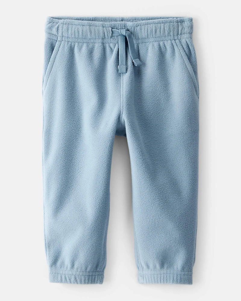 Baby Boy Fleece Joggers - Blue