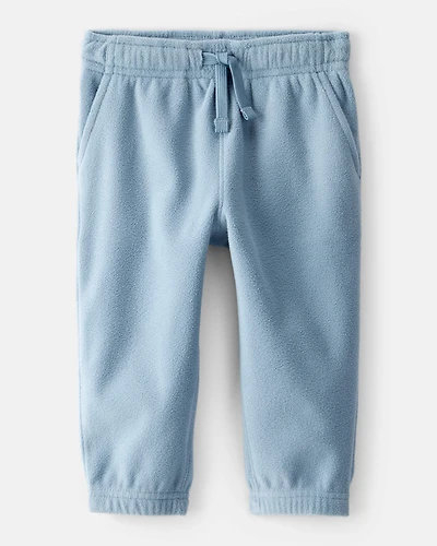 Baby Boy Fleece Joggers - Blue