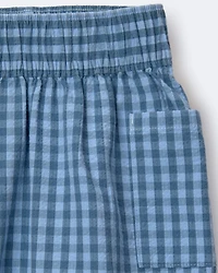 Toddler Seersucker Playground Pant with Pockets - Blue