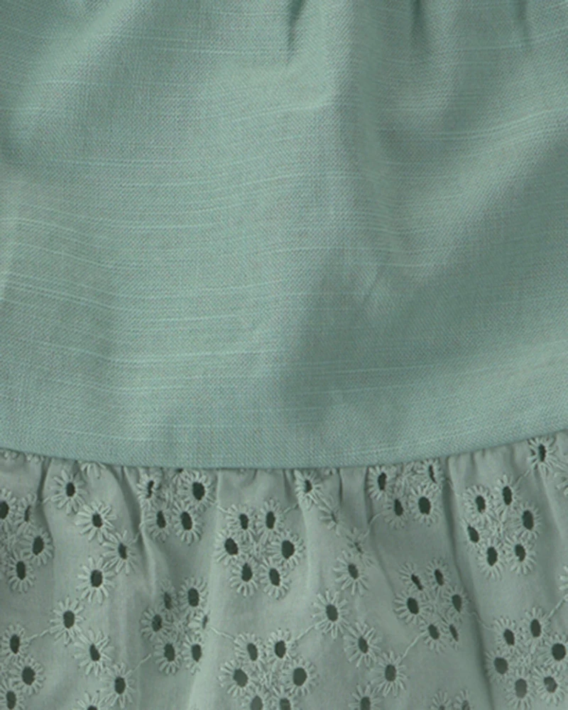 Baby Girl 2-Piece Tank Top & Short Set