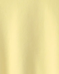 Girls French Terry Hoodie - Yellow