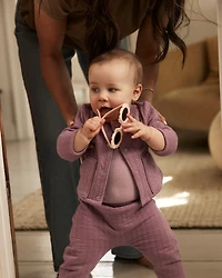 Baby Girl 2-Piece Long-Sleeve Sweater & Pant Set - Pink