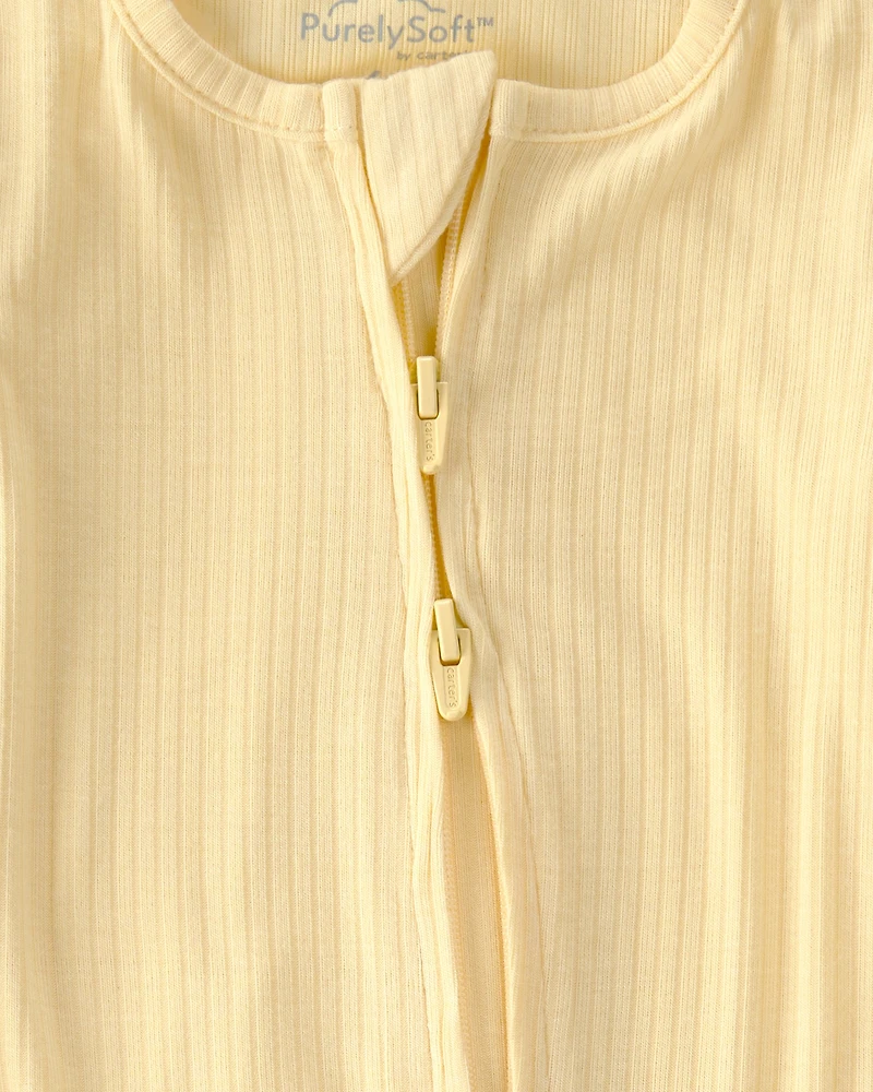 Baby 2-Way Zip PurelySoft Sleeper - Yellow