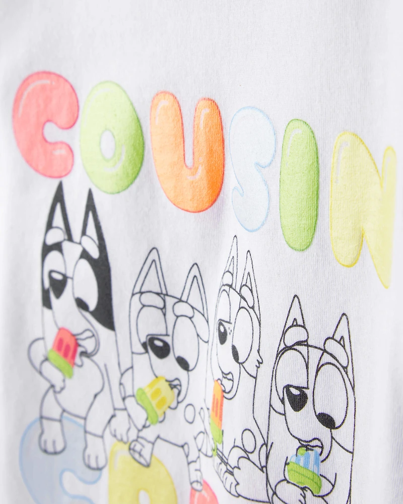 Toddler Bluey™ Graphic Tee - White