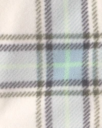 Baby Boy 3-Piece Plaid Fleece Layering Set - Green