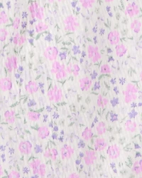 Baby 2-Piece Floral Jumpsuit & Headwrap