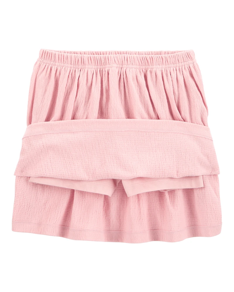 Kid 2-Piece Top & Skort Set - Pink