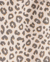 Baby Girl Cotton Leopard Stretch Leggings - Brown