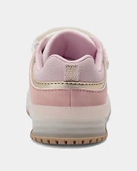 Toddler Girl Colour Block Casual Sneakers - Pink/White