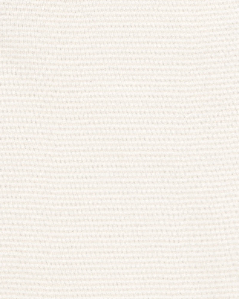 Baby 5-Pack Striped Birds Short-Sleeve Cotton Bodysuits