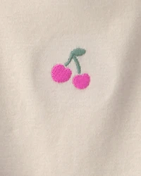 Baby Girl 3-Piece Cherry Layering Set - Pink/Cream