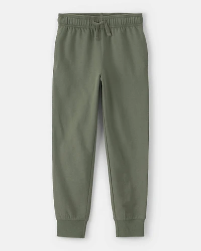 Boys French Terry Joggers - Green