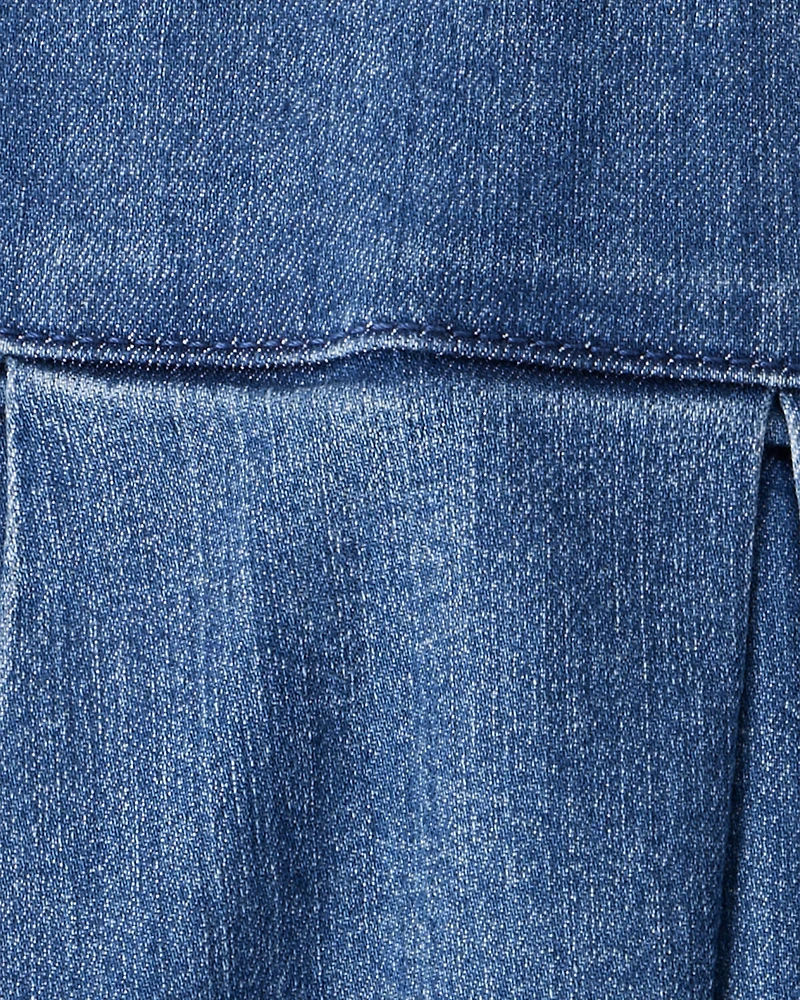 Kid Pull-On Denim Skort