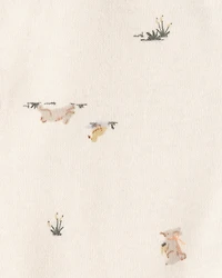 Baby Easter Bunny 100% Cotton Sleeper -Cream