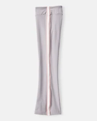 Girls Knit Flare Active Pants - Grey