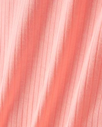 Baby Girl PurelySoft™ Snug Fit Sleeper  - Coral