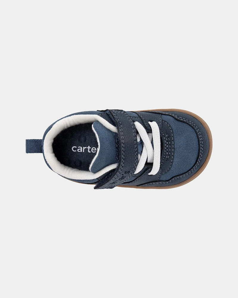 Baby Boy Every Step® First Walker Casual Shoes - Blue/Brown