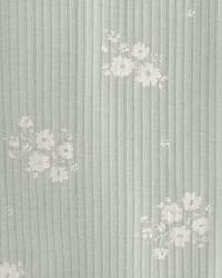 Baby Girl 2-Piece Sleeveless Bodysuit & Short Set - Green