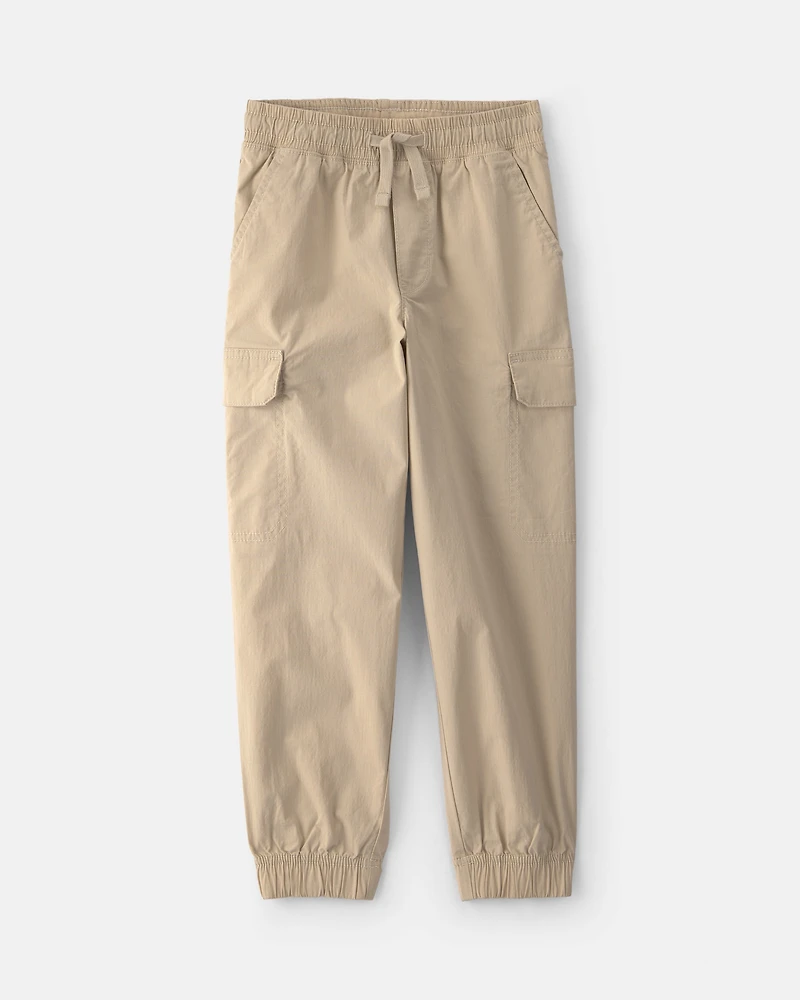 Boys Cargo Joggers - Khaki