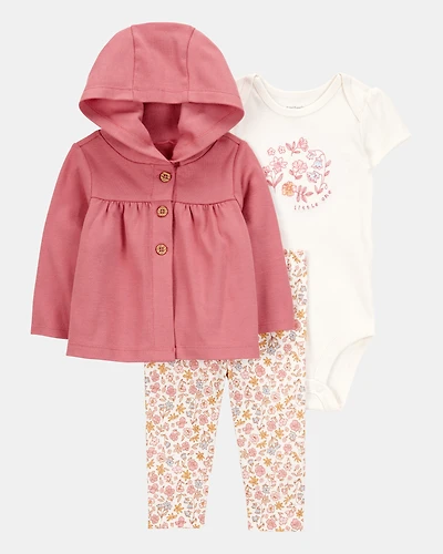 Baby 3-Piece Little Cardigan Set