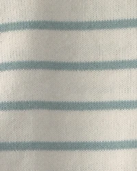 Boys 2-Piece Knit Top & Short Set Made with Organic Cotton Stripes