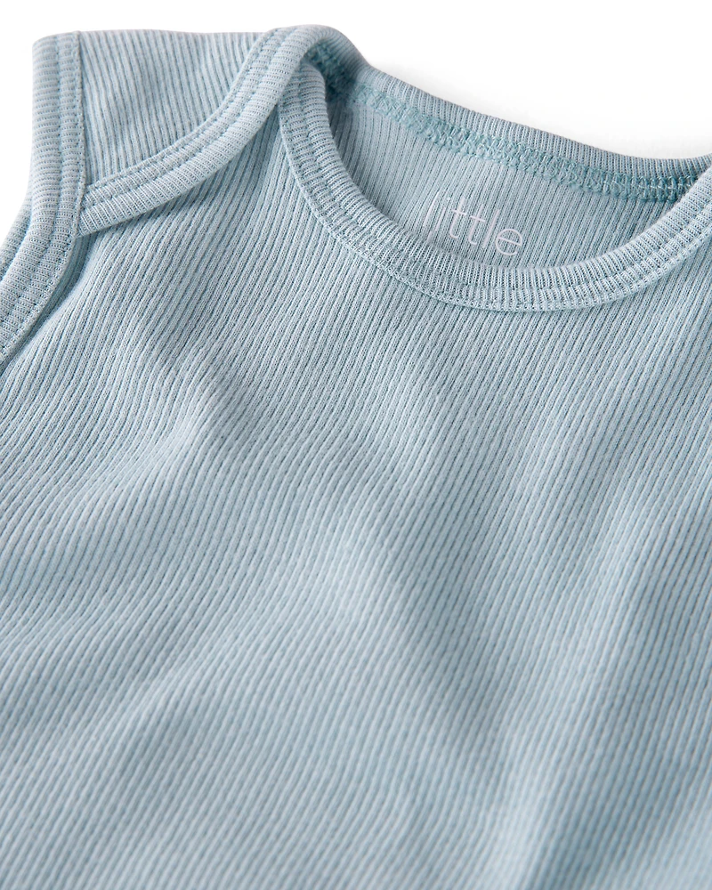 Baby 3-Pack Organic Cotton Rib Bodysuits