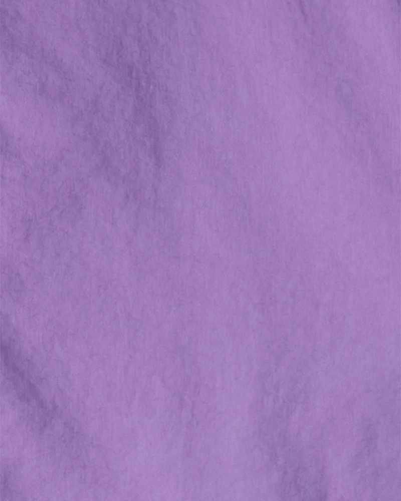 Girls Midweight Peplum Jacket - Purple