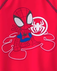Toddler Boy ©Marvel Spider-Man Long-Sleeve Rashguard - Red