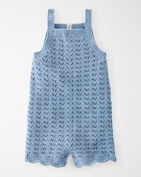 Toddler Organic Cotton Pointelle Romper