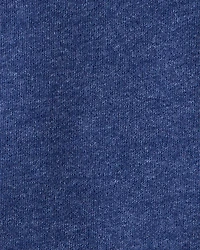 Toddler Boy Solid Fleece Long-Sleeve Hoodie - Navy