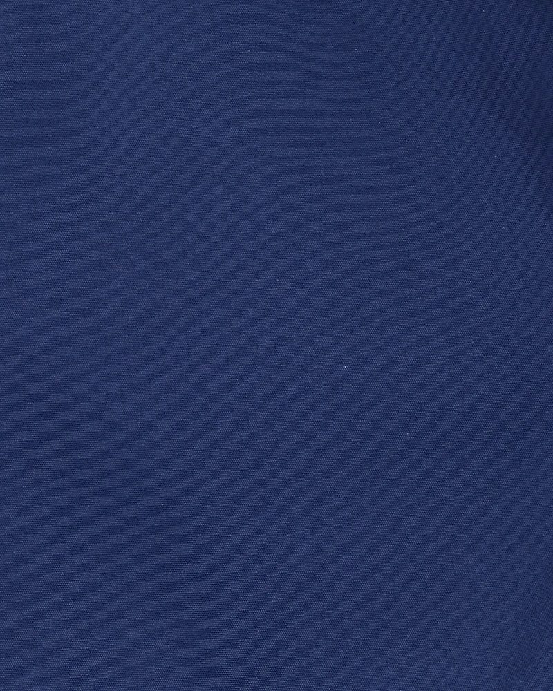 Toddler Pull-On Poplin Shorts - Navy