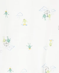 Baby 2-Pack Frog 2-Way Zip Cotton Sleeper Pyjamas