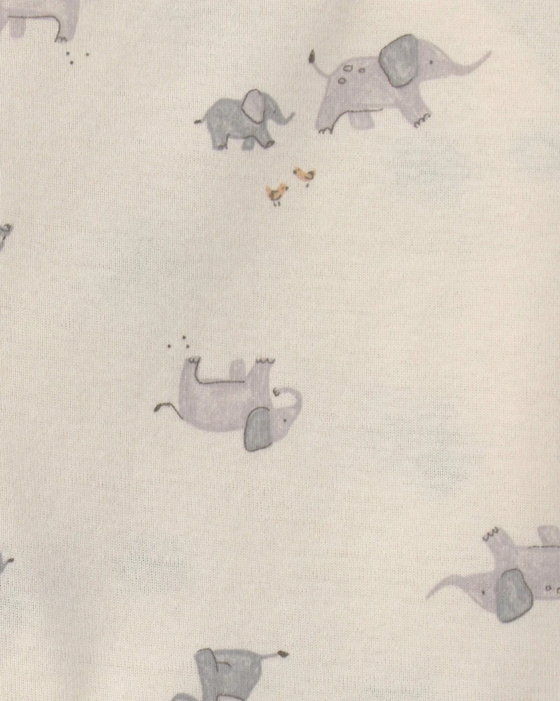 Baby 3-Piece Elephant Top & Pant Set - Ivory