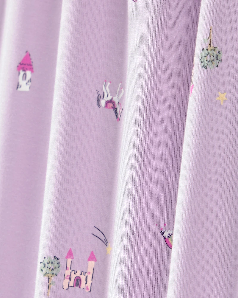 Toddler Girl Fairytale PurelySoft 2-Piece Pyjama Set - Purple