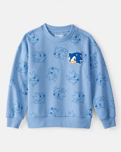 Boys Sonic the Hedgehog™ Pullover Sweatshirt - Blue