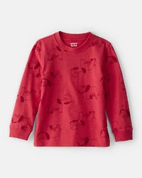 Toddler Boy Mammoth Long-Sleeve Graphic Tee - Red