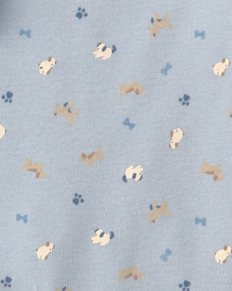 Baby Boy 2-Pack Dog Short-Sleeve Rompers - Blue