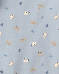 Baby Boy 2-Pack Dog Short-Sleeve Rompers - Blue
