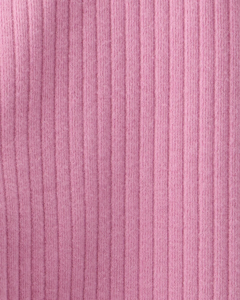 Baby Girl Ribbed Leggings
