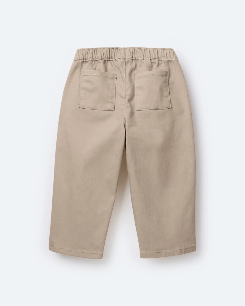 Toddler Barrel Pant - Tan
