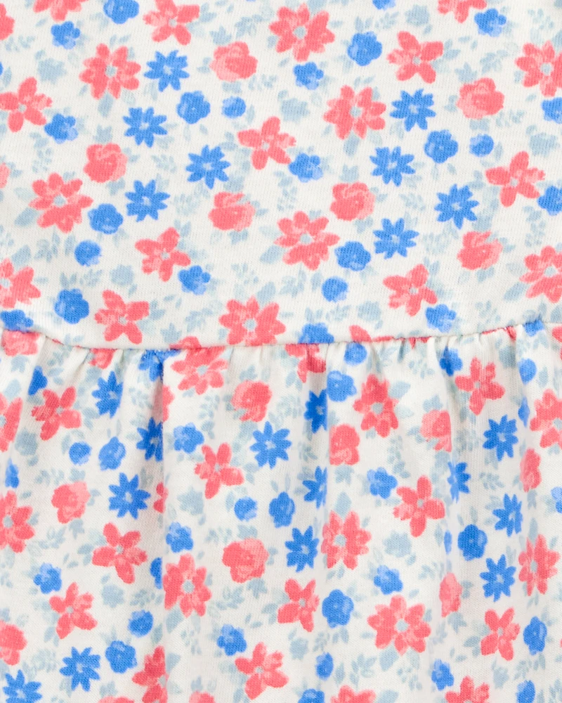 Baby Girl 3-Piece Floral Little Diaper Cover Set