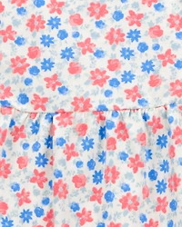 Baby Girl 3-Piece Floral Little Diaper Cover Set