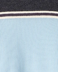 Boys Colourblock Thermal Long-Sleeve Tee - Blue/Grey